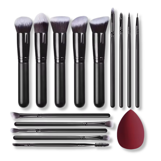 AuraVé™ Premium 14pc Makeup Brush Set